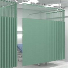 Crosshatch Integral Mesh Privacy Curtain Fabric